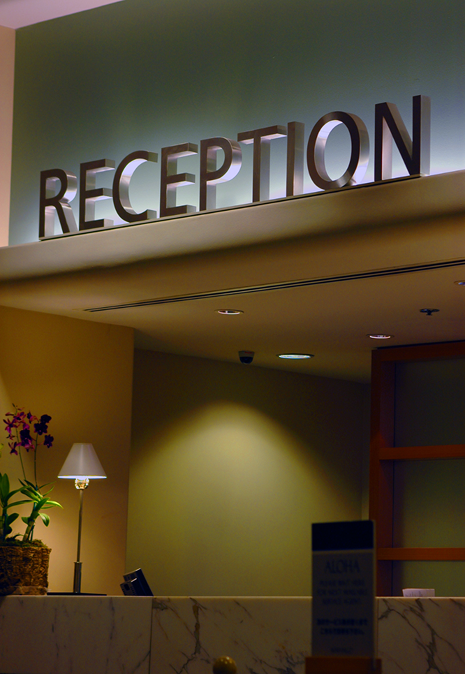 Genesis Coworking Space — reception desk